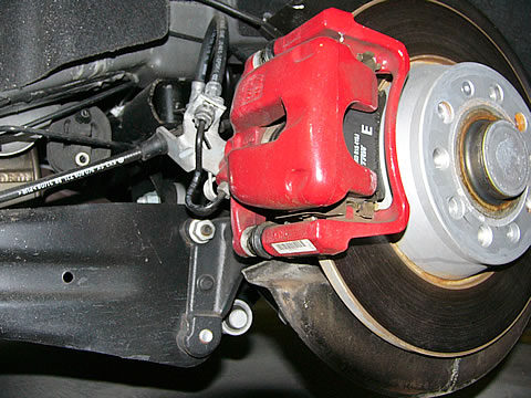 ダストと錆でブレーキの状態は良くない