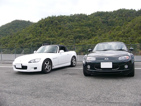いつものS2000とセントラルサーキットへ