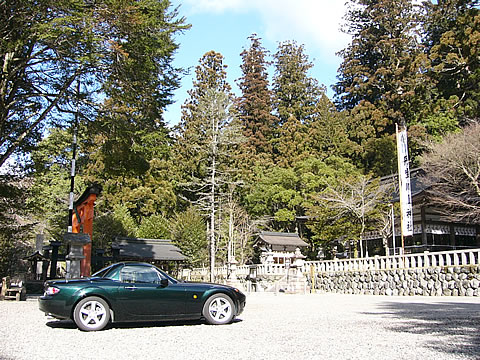 丹生川上神社にて