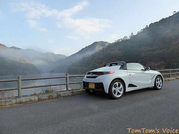 S660篠山の鍔市ダムにて