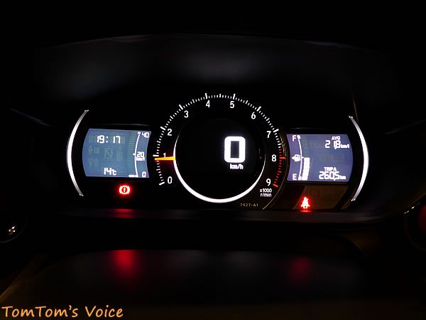 S660で行く曽爾高原、メーターの図
