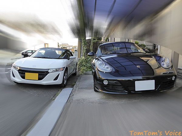 S660で行く曽爾高原、帰りに友人宅でケイマンSと一緒