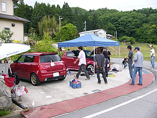 作業風景であります