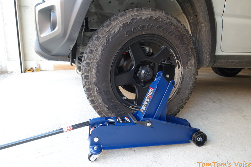 メルテック(meltec) SUV 車用 油圧フロアージャッキ 3t ハイリフト 最高値/最低値 435/140mm Meltec FA-30